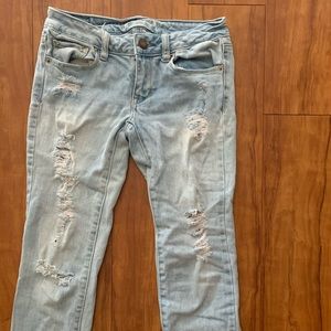 American Eagle Skinny Ripped Jeans